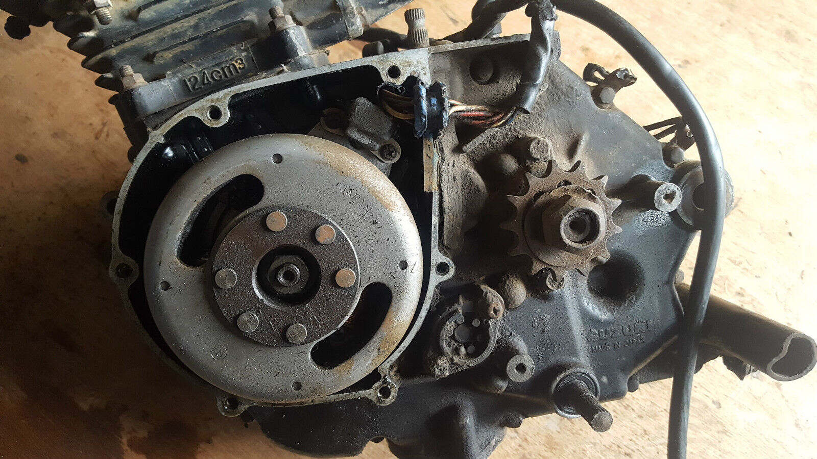 Suzuki DR125 Motor Engine DR 125 For Parts Spares Or Rebuild EBay