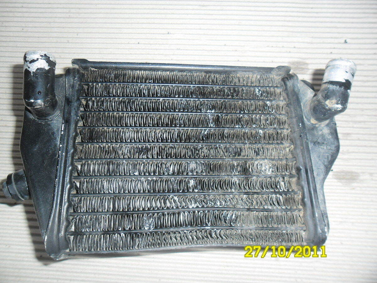 Kawasaki KLR250 KLR 250 1991 91 Radiator Water Cooler Left Fair