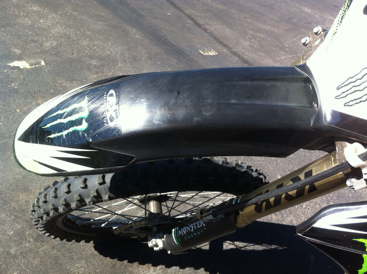Kawasaki KX450F KX 450 F 2008 08 Front Fender Mudguard Mud Guard
