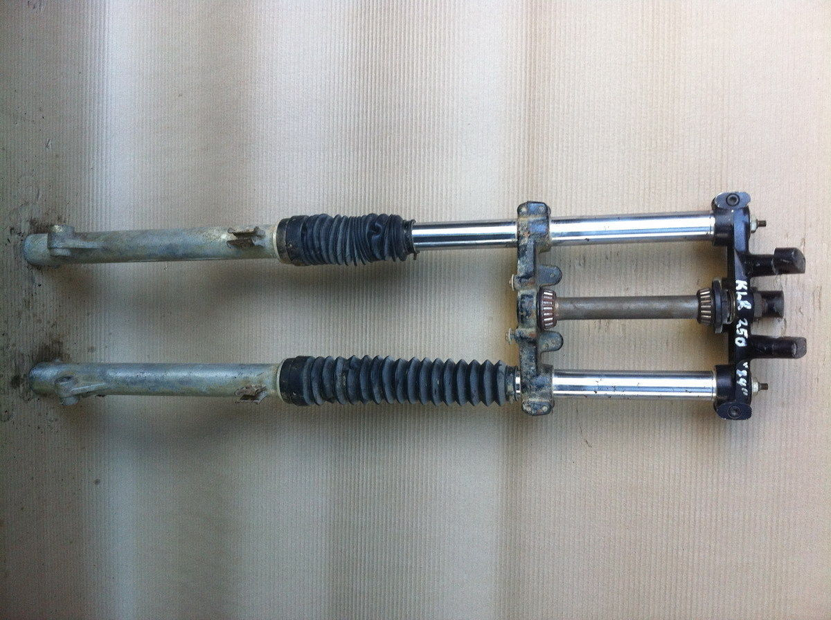 Kawasaki KLR250 KLR 250 1984 84 Front Suspension Forks