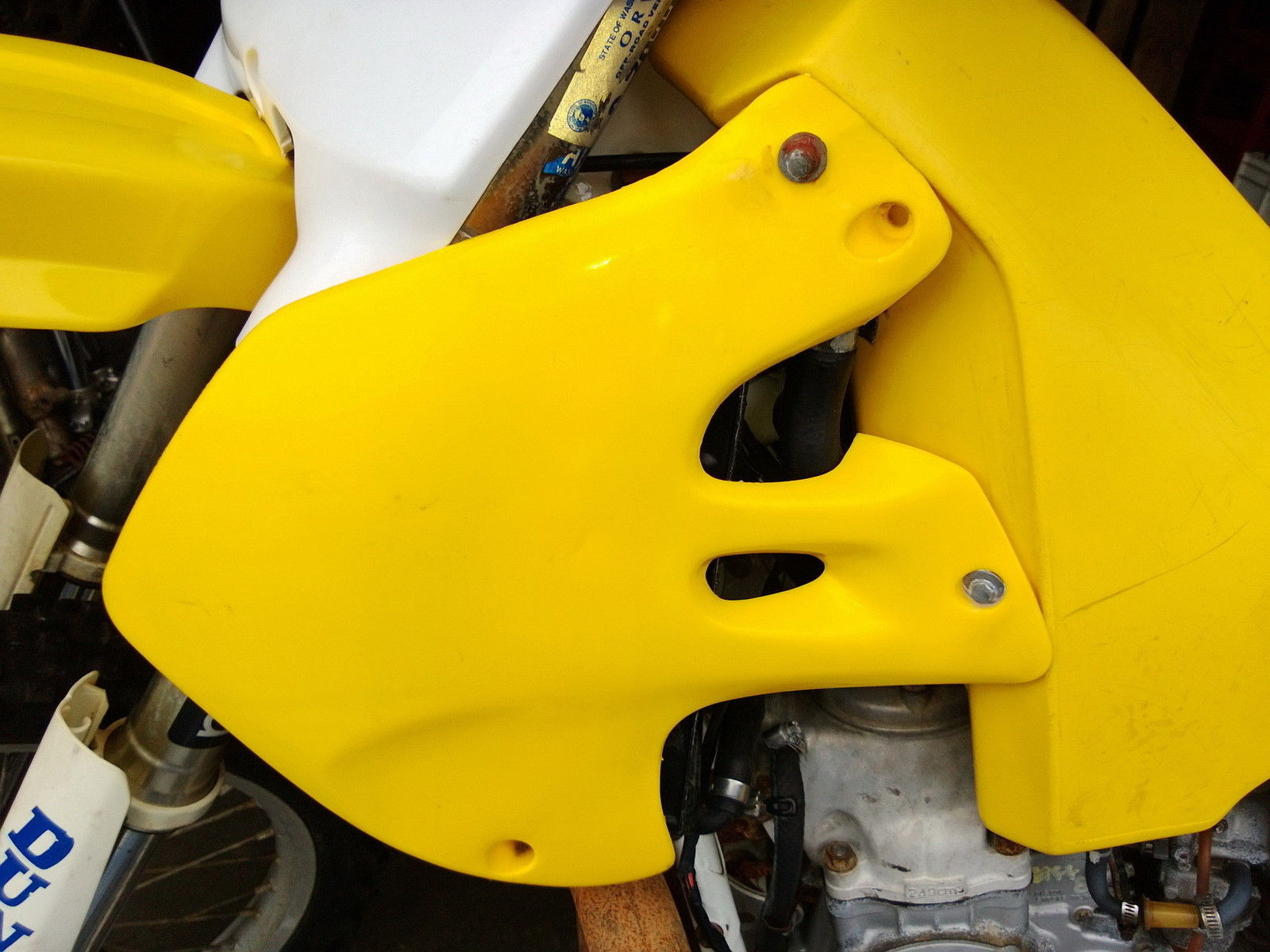 Left Radiator Shroud to suit Suzuki RM250 RM 250 1990 90