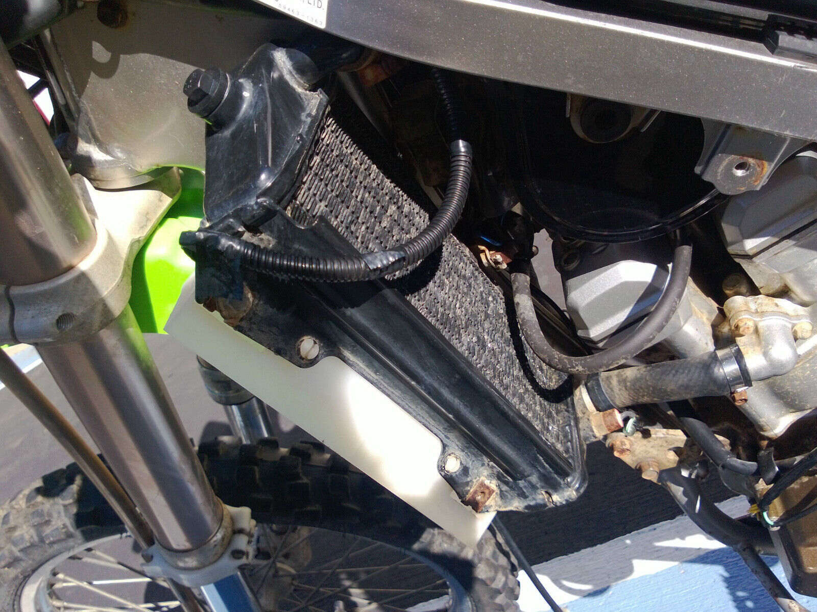 Left Radiator for Kawasaki KLX250 KLX 250 2007 07