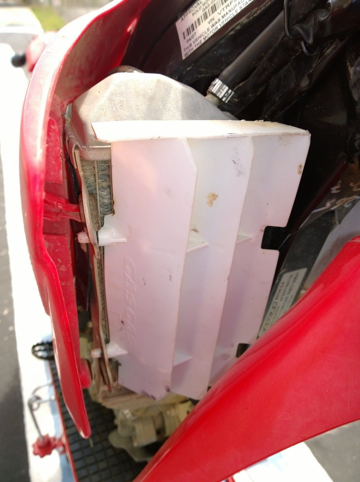 Radiator Guards Fins for Gas Gas Pampera 450 2007 07
