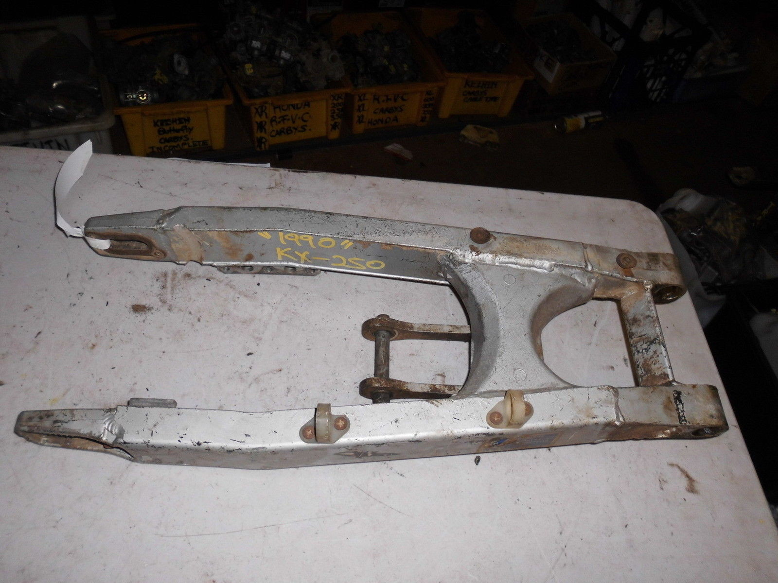 Swing Arm Swingarm Rear Suspension For Kawasaki KX250 KX 250 1990 Poor