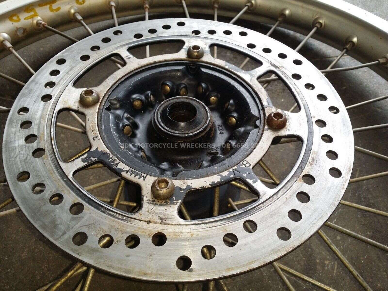 Front Brake Disc Rotor off a Honda XR250 XR 250 1988 88