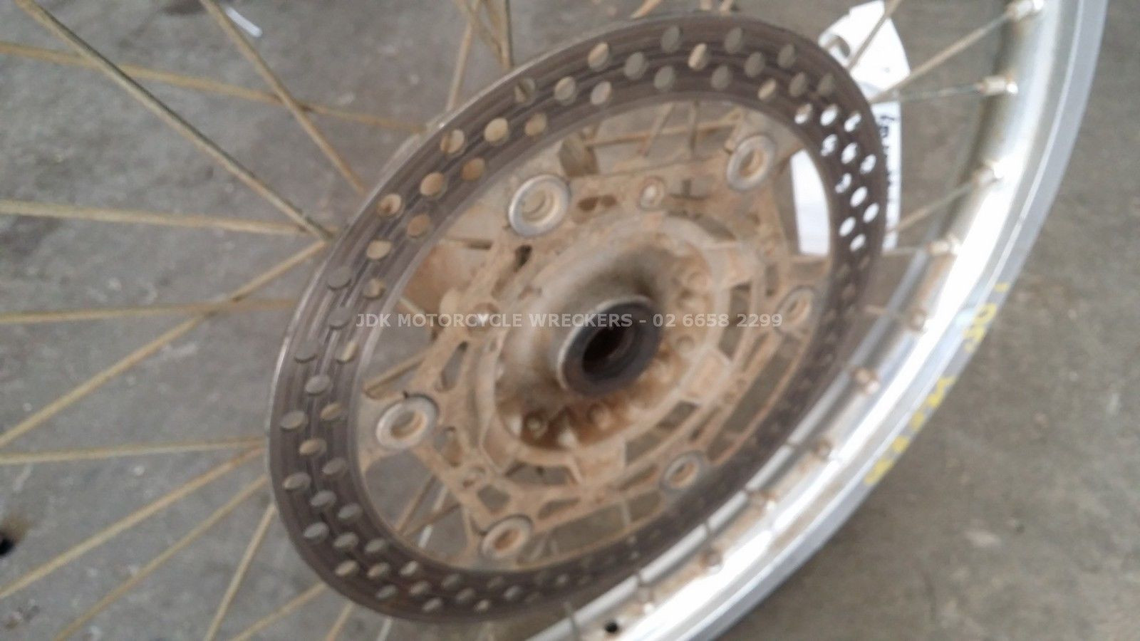 Front Brake Disc Rotor off a Yamaha YZ250F YZF 450 250 2005 05
