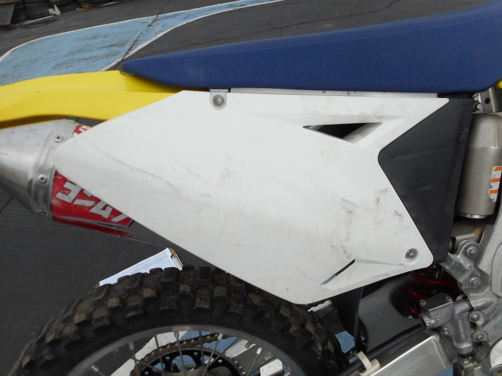 SUZUKI RMZ250 Right Sidecover Plastic RIGHT RMZ 250 2007 '07 07 - 08