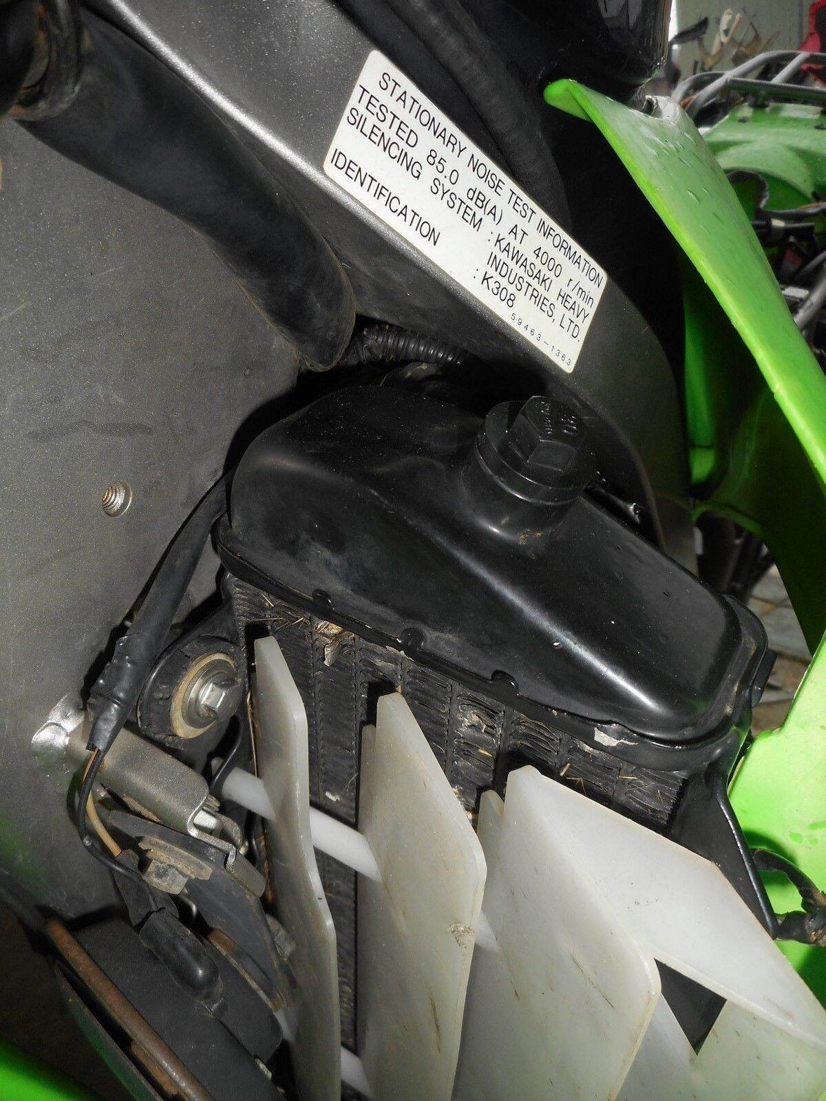 Radiator LEFT Rad suit KAWASAKI KLX250 KLX 250 2007 '07 - 08