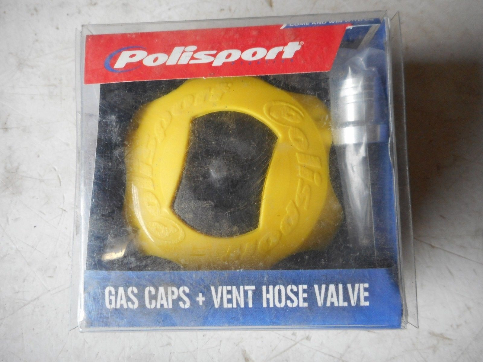 New Polisport Yellow Fuel Tank Gas Cap RM RMZ CRF XR