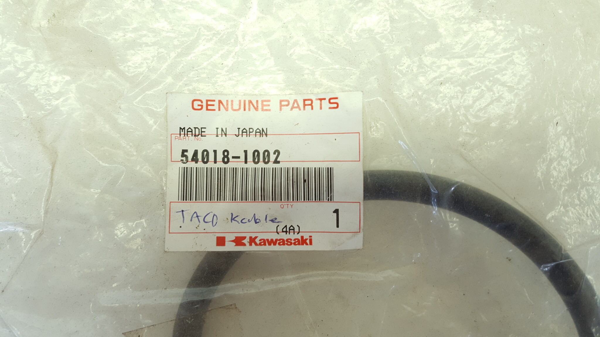 Kawasaki KZ305 KZ400 KZ440 KZ1000 Tachometer Cable 1978-1988 #540181002