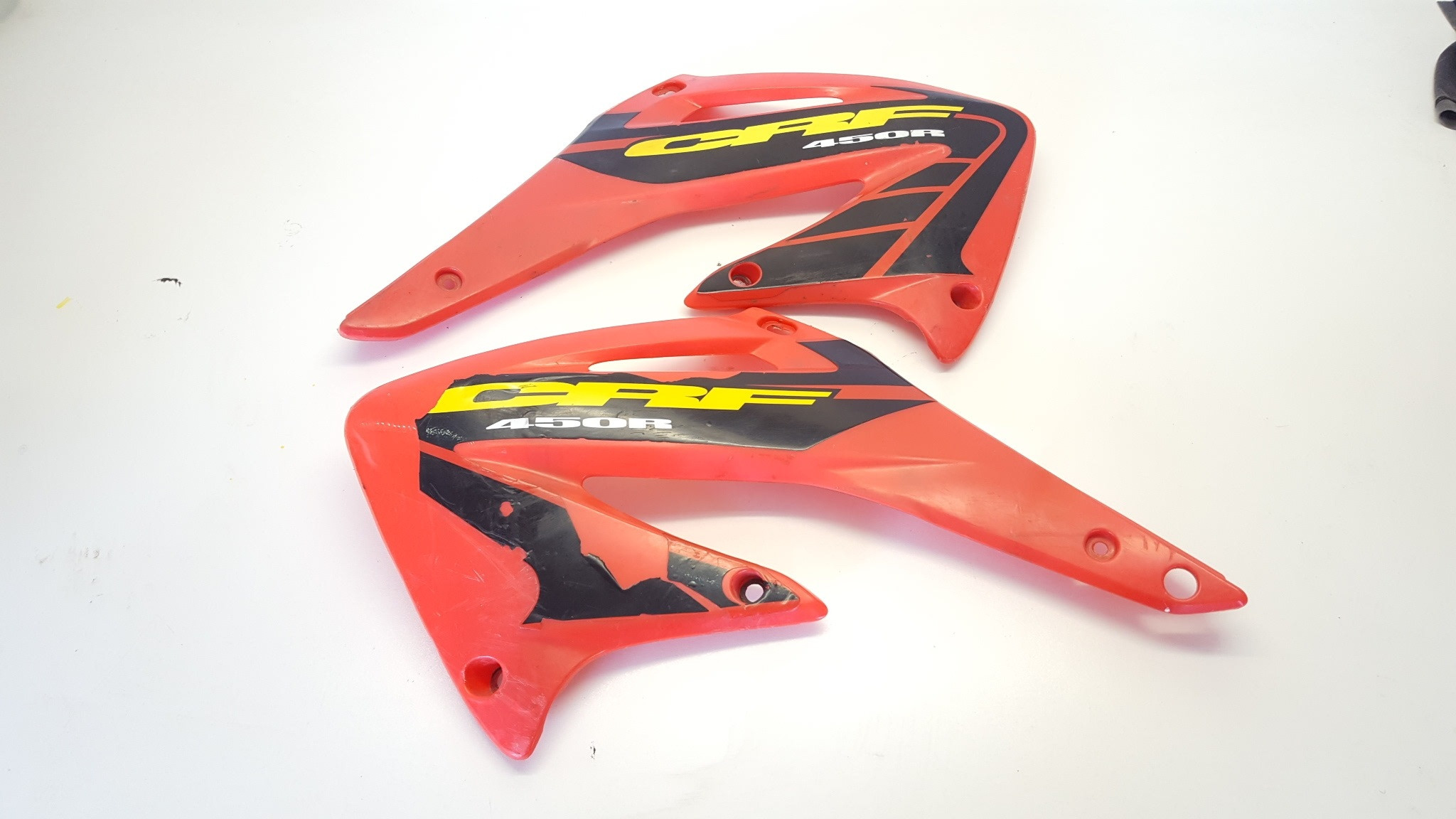 Fuel Tank Covers Honda CRF450R CRF 450 Side Plastic Guards Shrouds 2003-2004