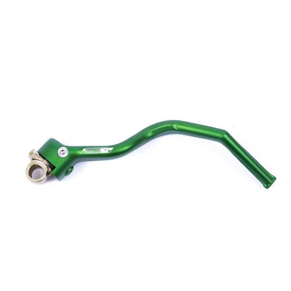 States MX Green Kickstarter Kick Start Lever Kawasaki KX250F 2013-2016