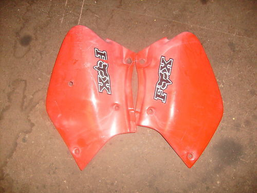 Honda XR400 XR 400 Side Plastics Number Plates 1997 97