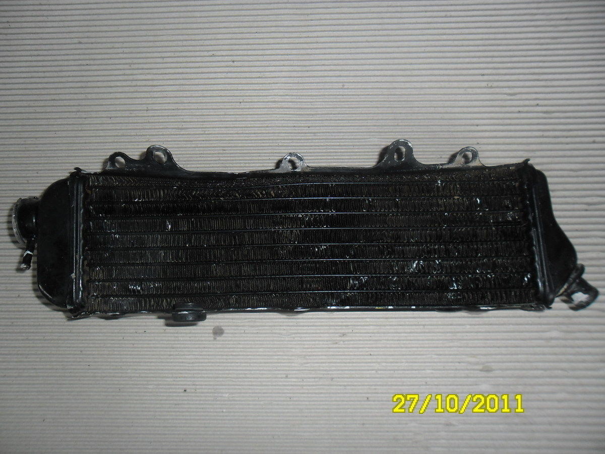 Kawasaki KX125 KX 125 1987 87 Radiator Water Cooler Parts Bits Fair