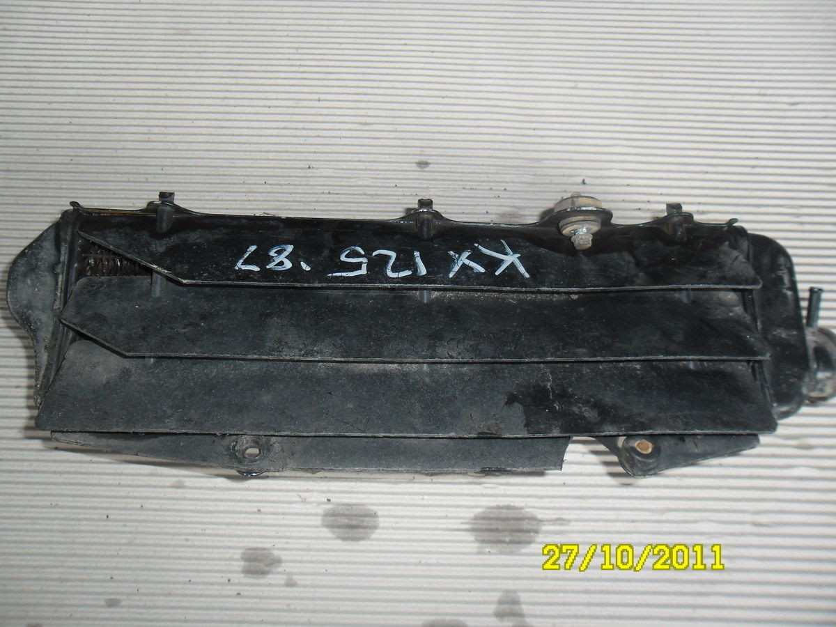 Kawasaki KX125 KX 125 1987 87 Radiator Water Cooler Parts Bits Fair