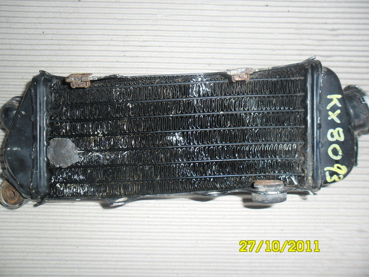 Kawasaki KX80 KX 80 1993 93 Radiator Water Cooler Parts Bits Rough