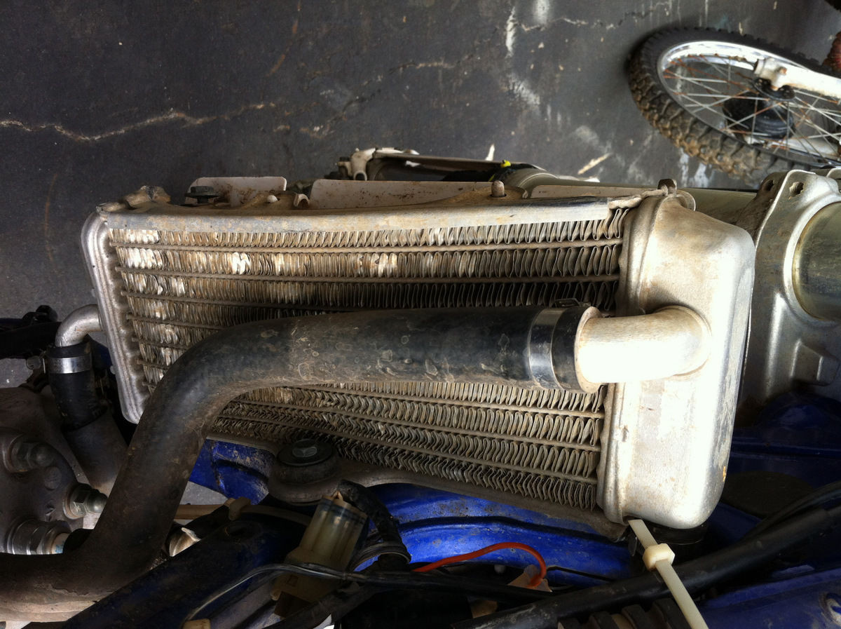 Yamaha YZ125 YZ 125 2000 00 Left Radiator
