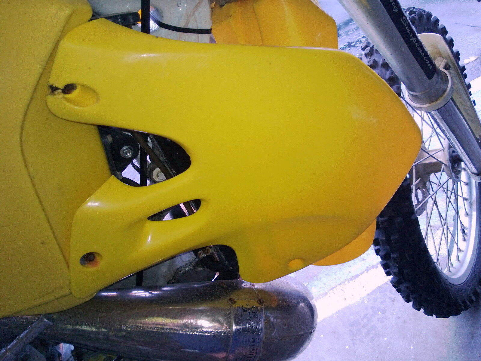 Right Radiator Shroud to suit Suzuki RM250 RM 250 1990 90