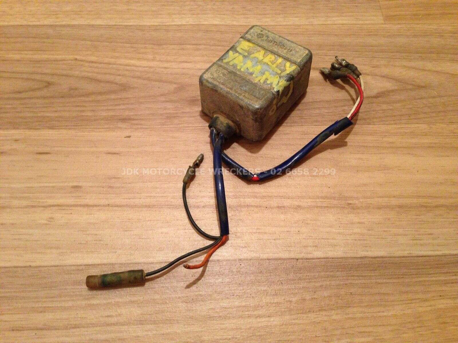 Yamaha Early Model Hitachi Steel Case CDI Unit Black Box