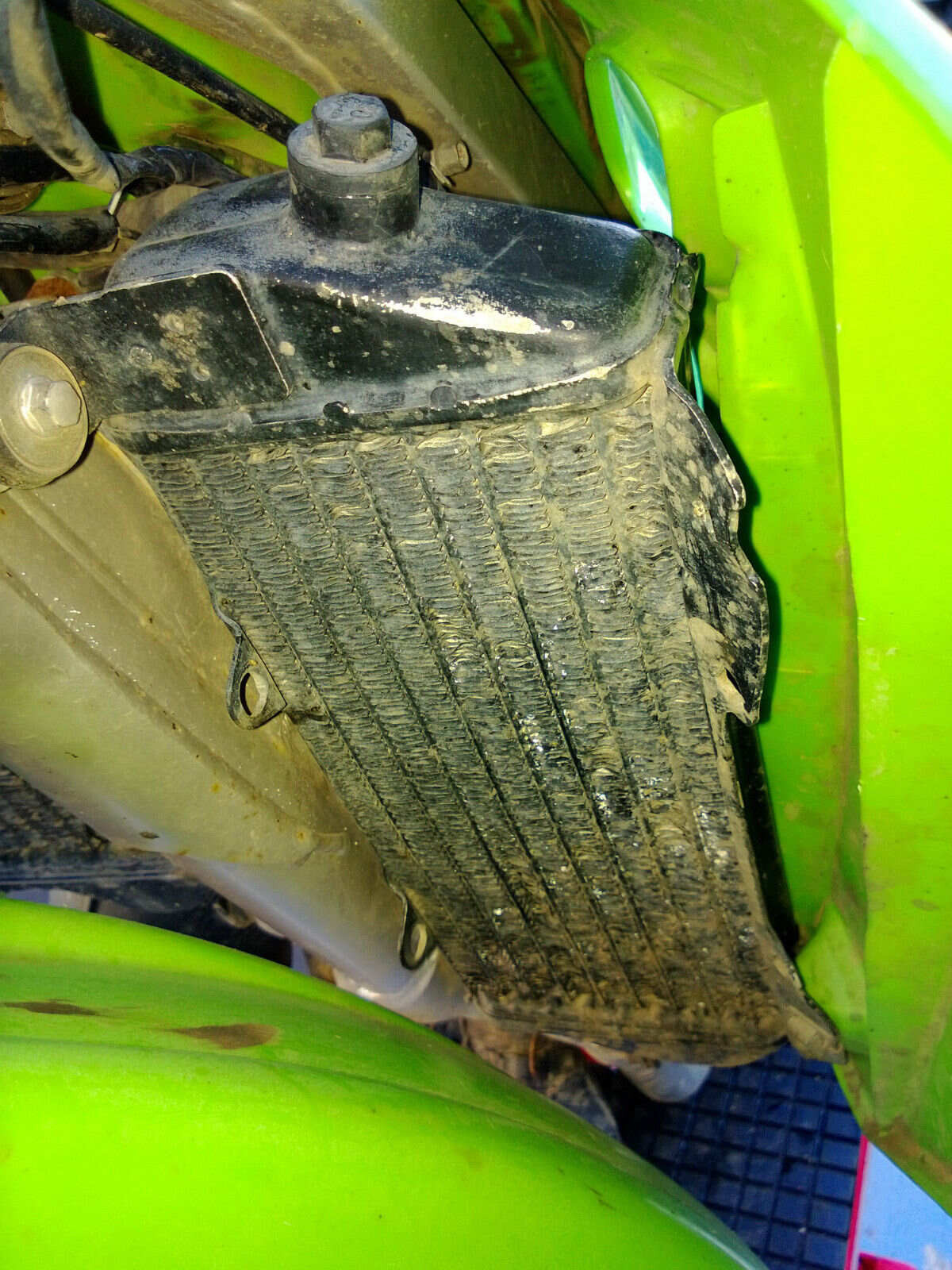 Left Radiator to suit Kawasaki KX125 KX 125 1991 91