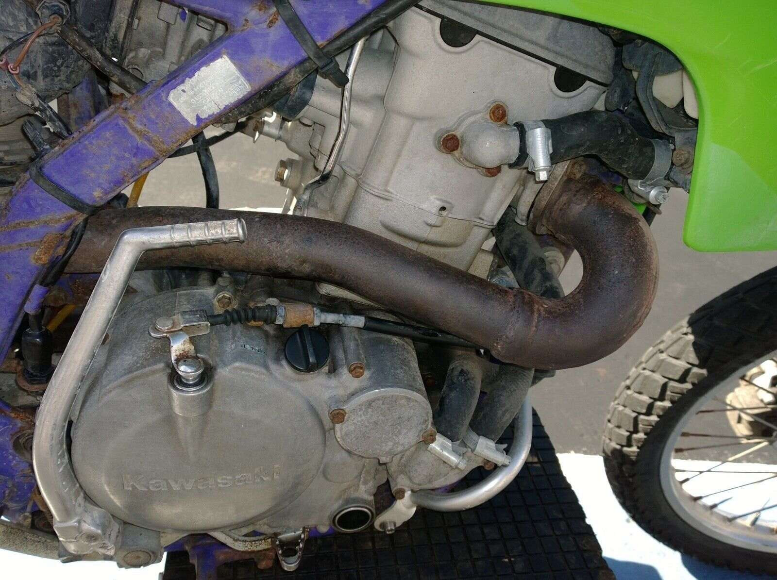 Exhaust Header Pipe for Kawasaki KLX650 KLX 650 B 1996 96