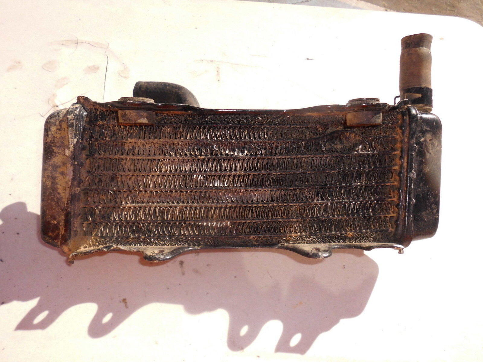 Left side Radiator Off Yamaha YZ125 YZ 125 1997