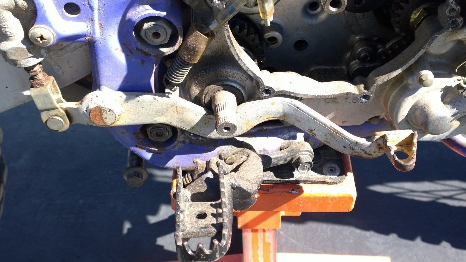 Rear Brake Pedal Lever for Kawasaki KLX250 KLX 250 1993 93