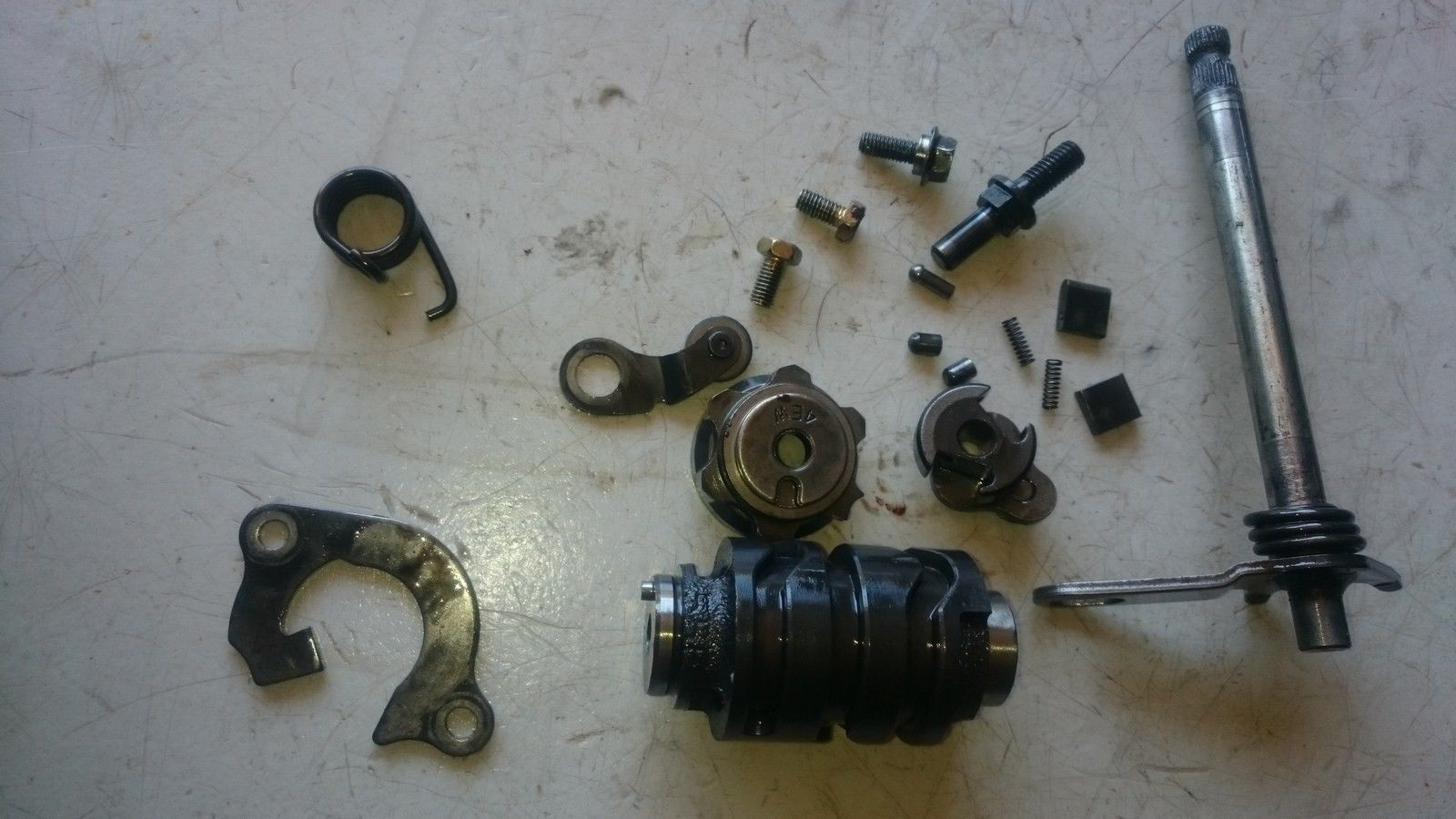 YAMAHA YZ426F Shift Mechanism Shift Shaft Drum Roller YZF 426 2001 '01 01 - 02