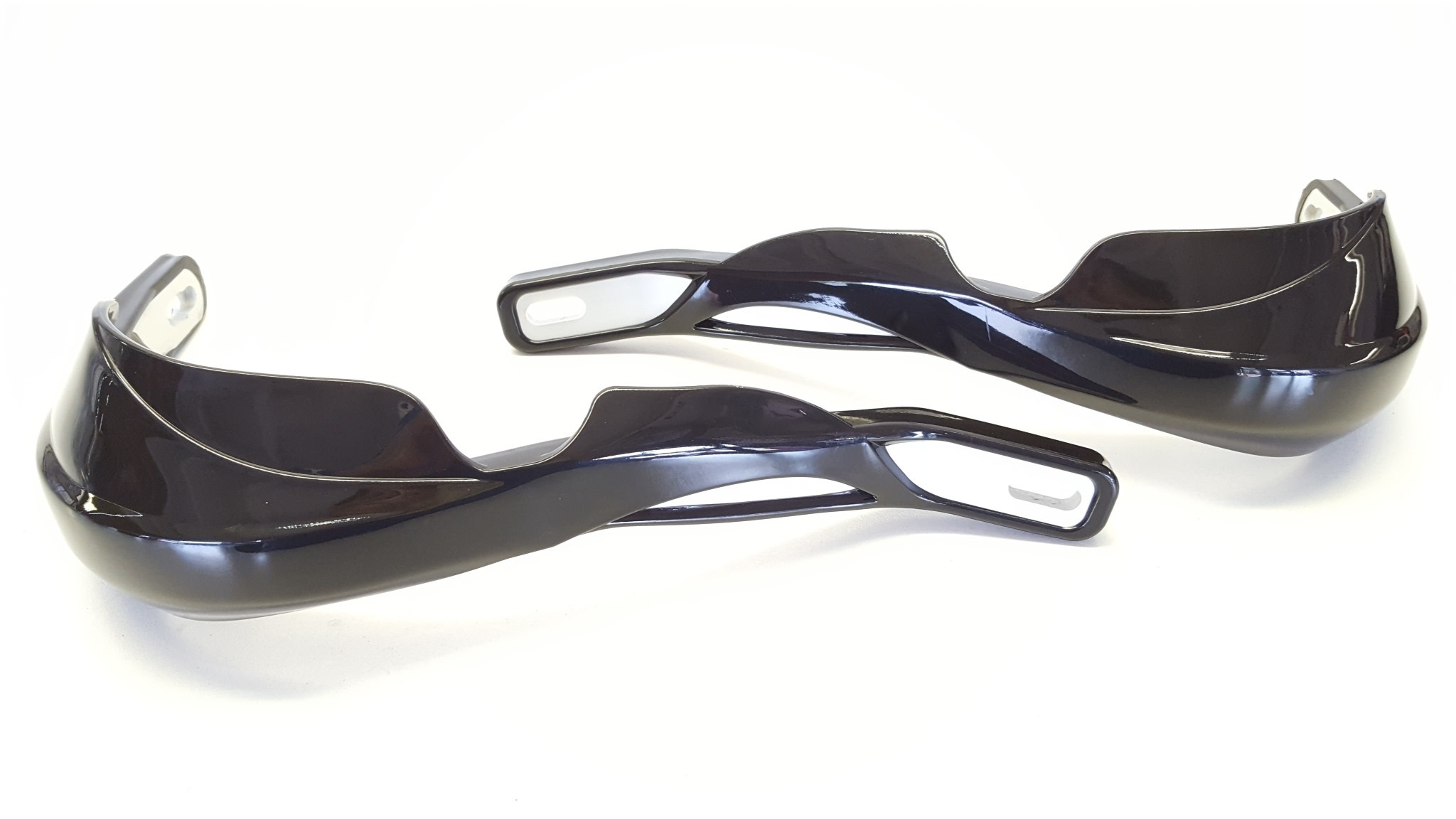 Universal Black Alloy Hand Guards MCS Bark Busters Handlebar Lever Protectors