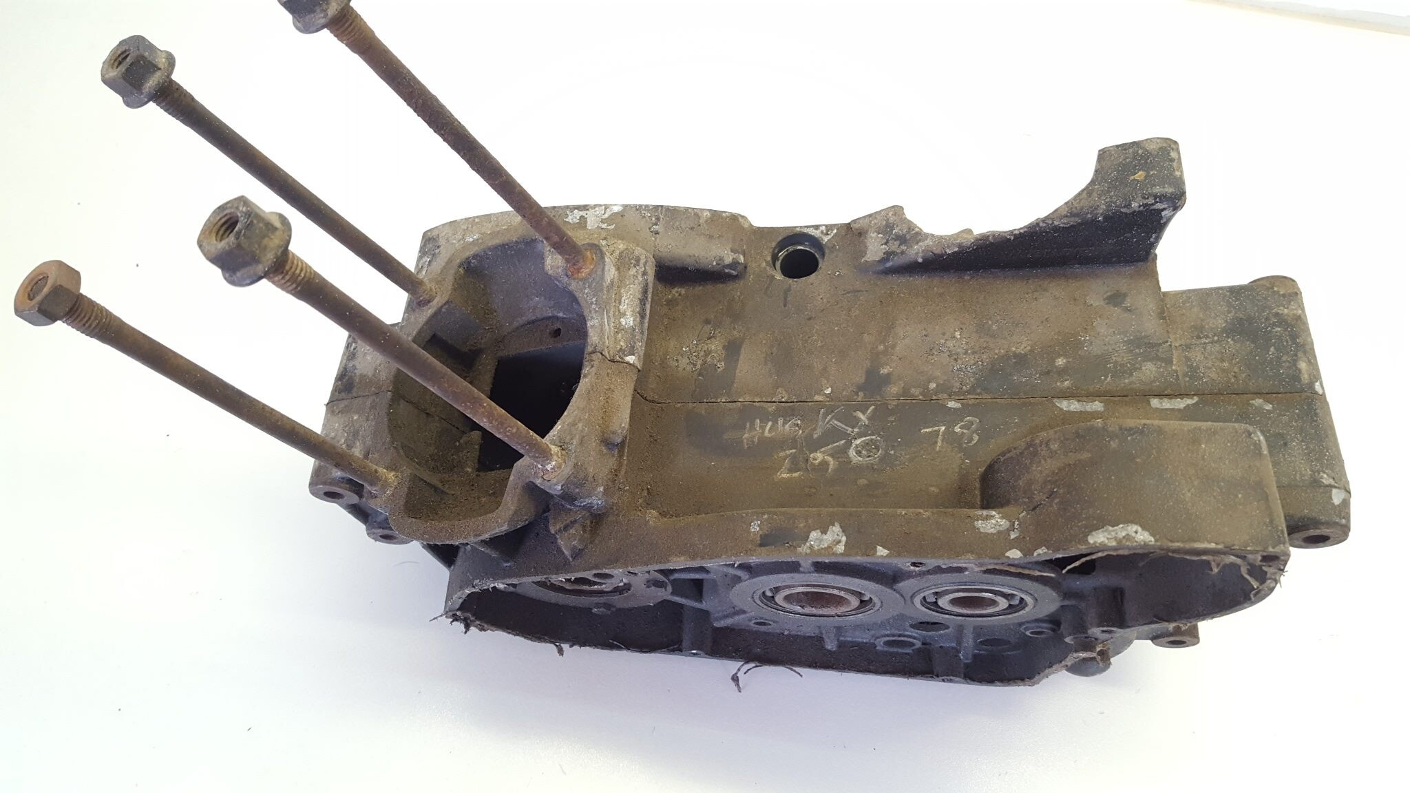 Husqvarna 250 1978 Crank Cases External Damaged WR CR OR 250 77-79