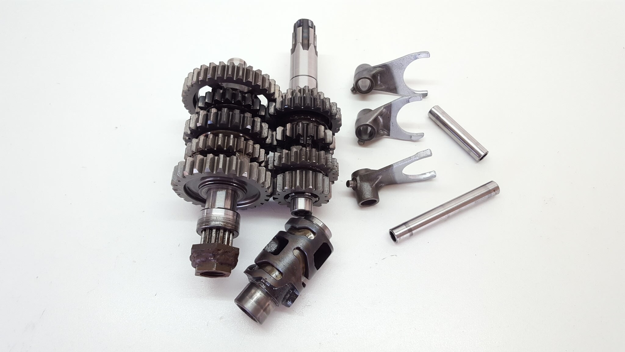 Gearbox Transmission Suzuki DR-Z400 Y 2000 DRZ 400 DRZ400 KLX E S 00-17 Shafts Forks Drum Gears