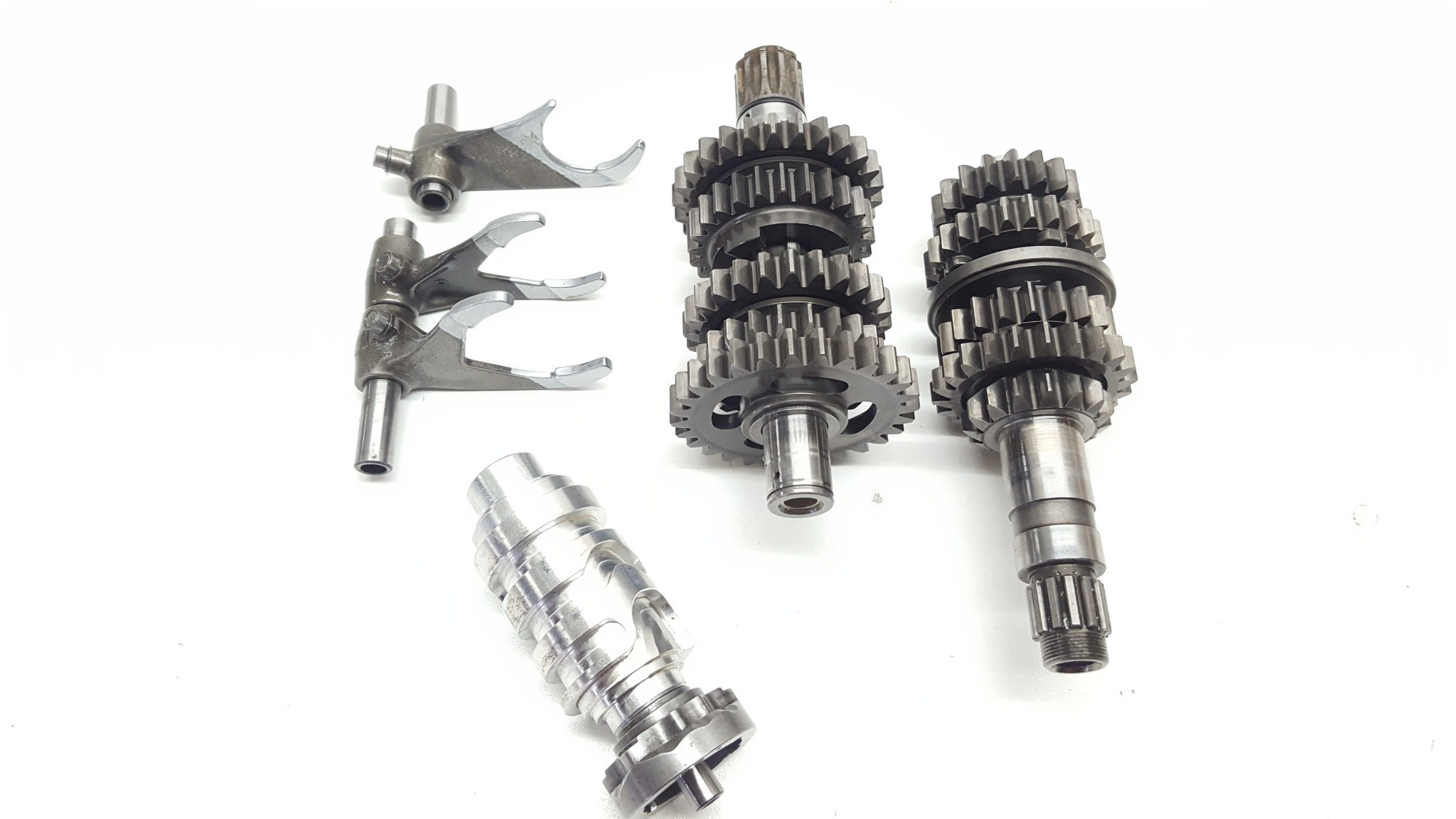 Gearbox Assembly 5spd Husqvarna TC250 TE TC SMR 250 07-09 Gear Shaft Fork Shift Drum Selector