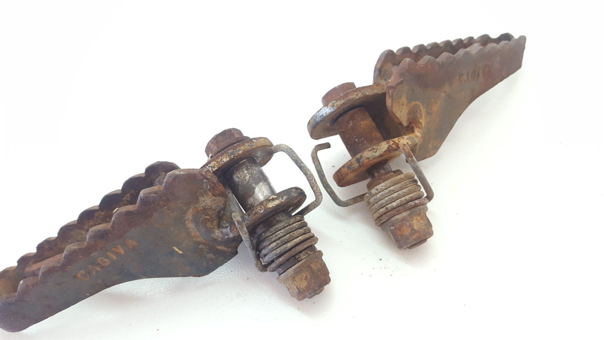 Footrest Pair Husqvarna WRK250 1989 89 WRK 250 Foot Rest