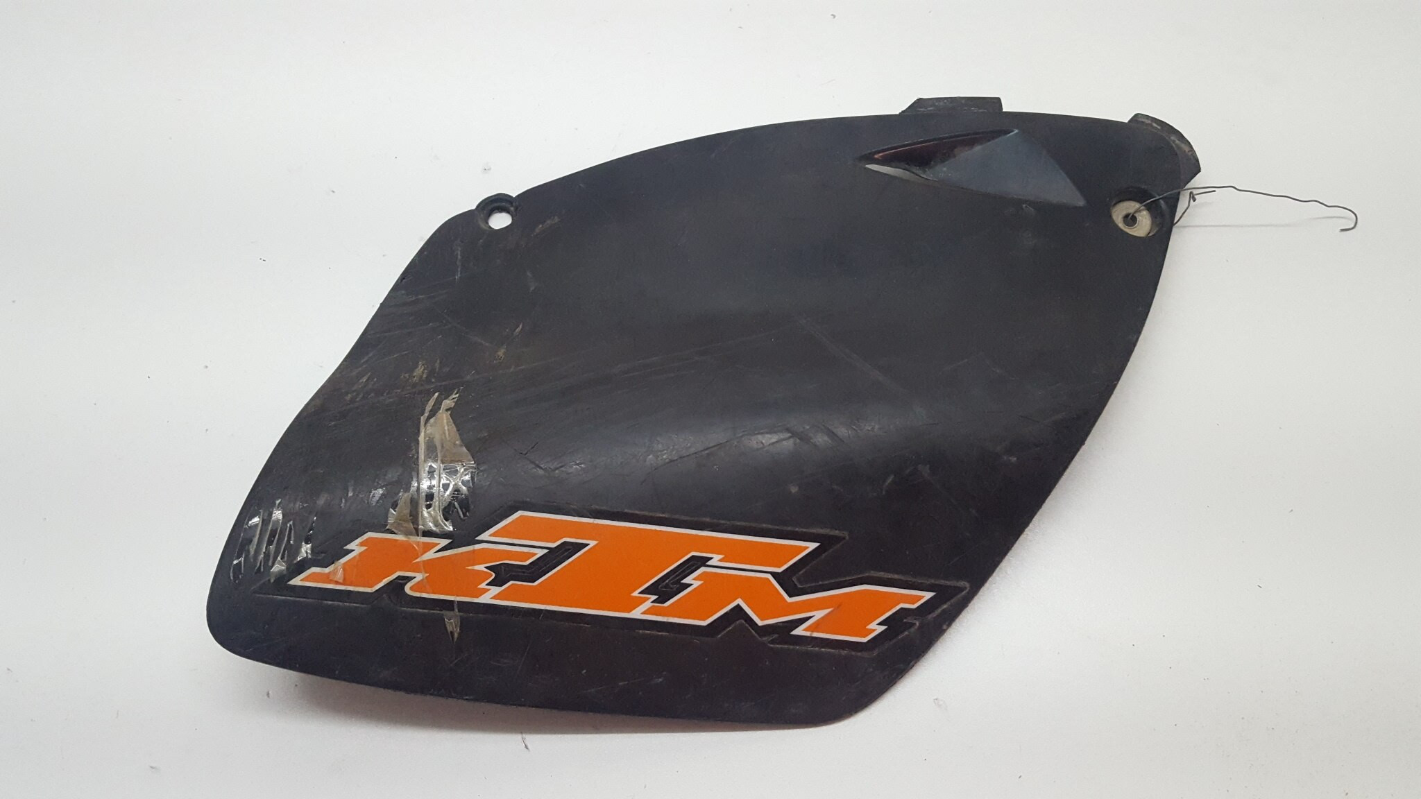 Right Side Cover Number Plate KTM SX EXC 125 200 250 300 380 400 520 SX 98-01 rear silver