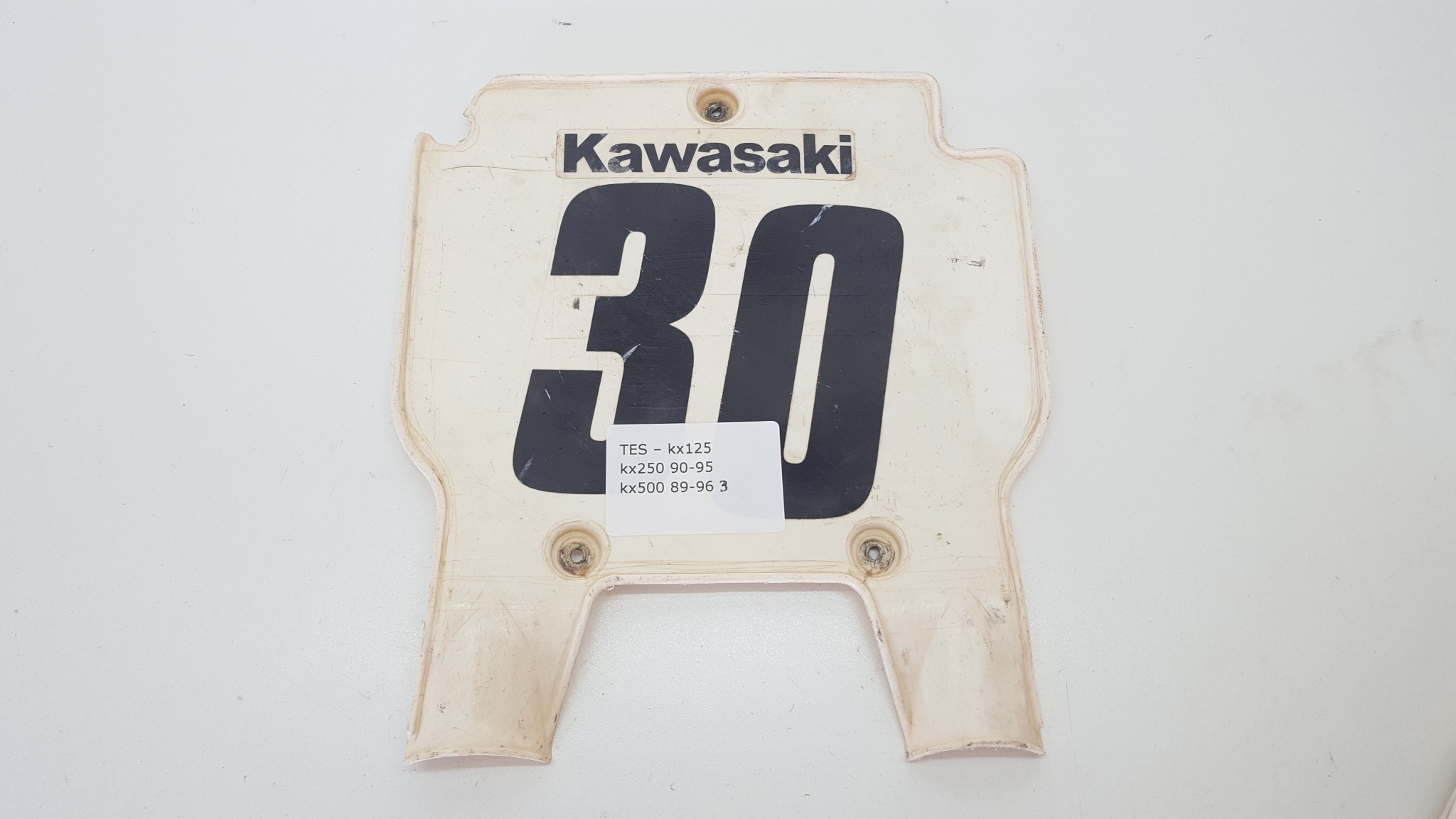 Race Number Front Plate Kawasaki KX125 KX250 KX500 89-96 KX