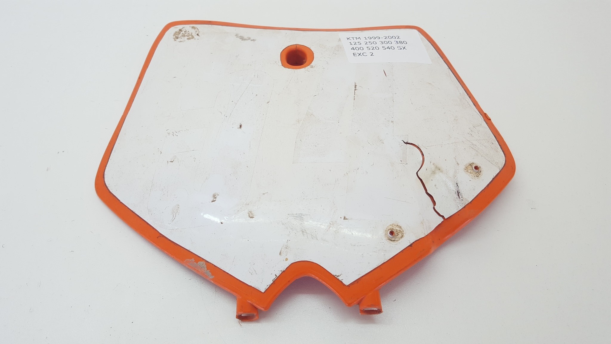 Front Number Race Plate KTM 1999-2002 SX EXC SXS-F