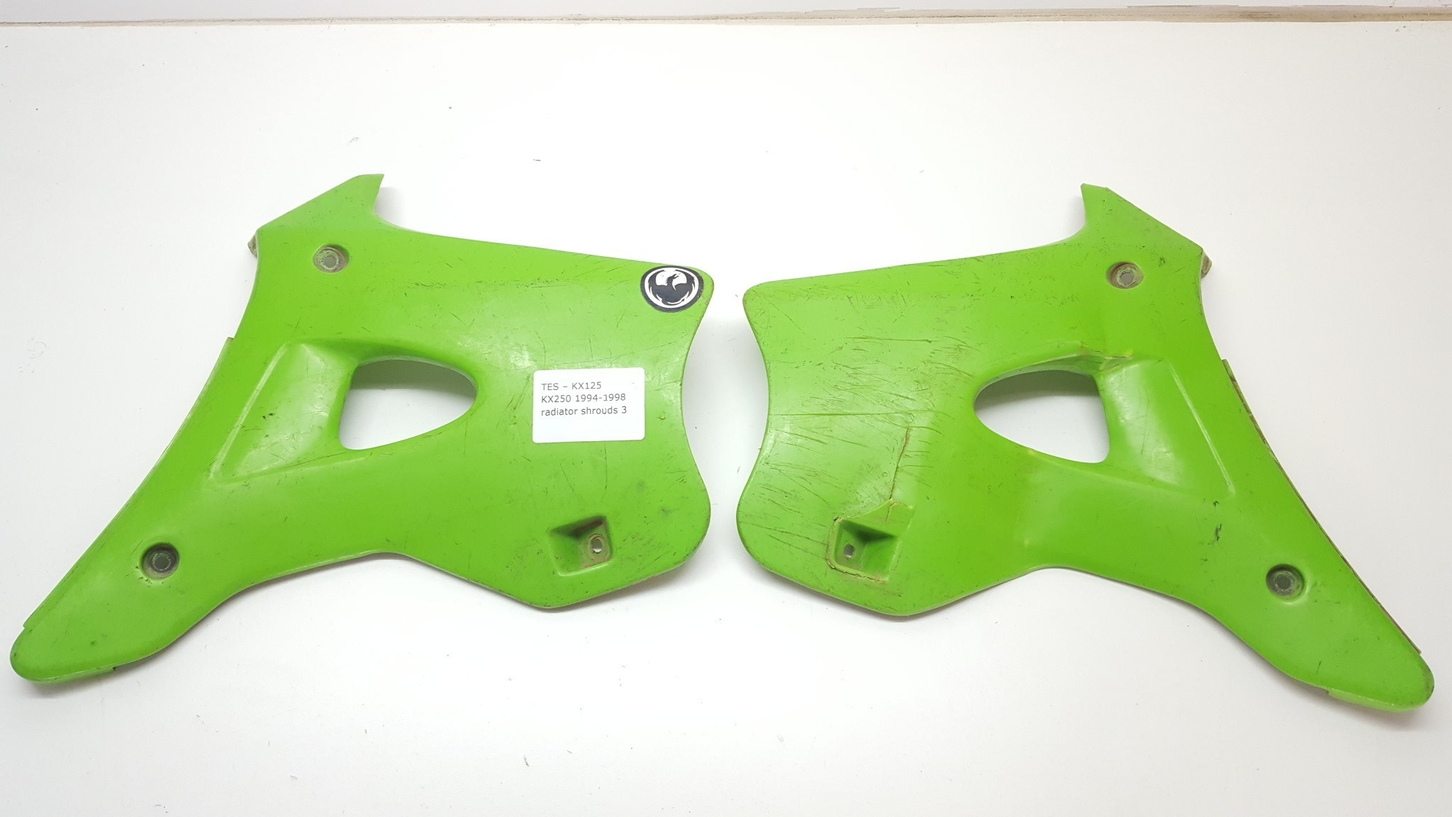 Radiator Shrouds Kawasaki KX125 KX250 1994-1998 KX 125 250