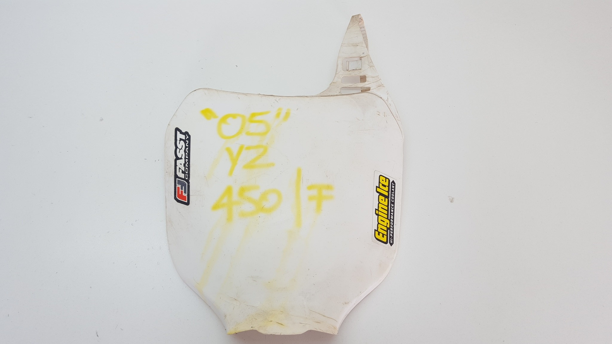 Race Front Number Plate Yamaha YZ450F YZ250T 2005