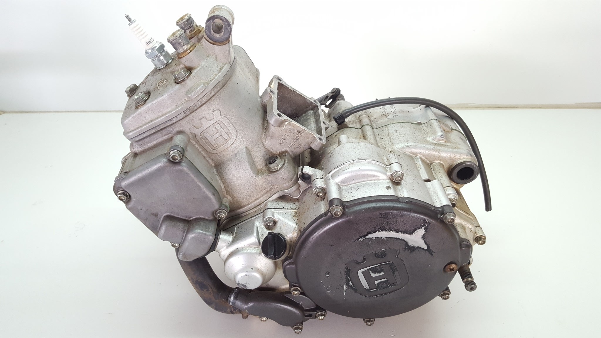 Exchange Engine Husqvarna WR250 WR 250 300 Complete Motor Crankshaft Cases Cylinder Head Bottom End 2009-2012