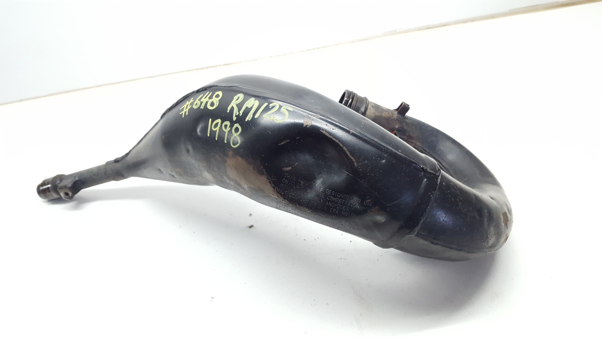 Exhaust Expansion Chamber Pipe Suzuki RM125 1999 RM 125 96-00 #648