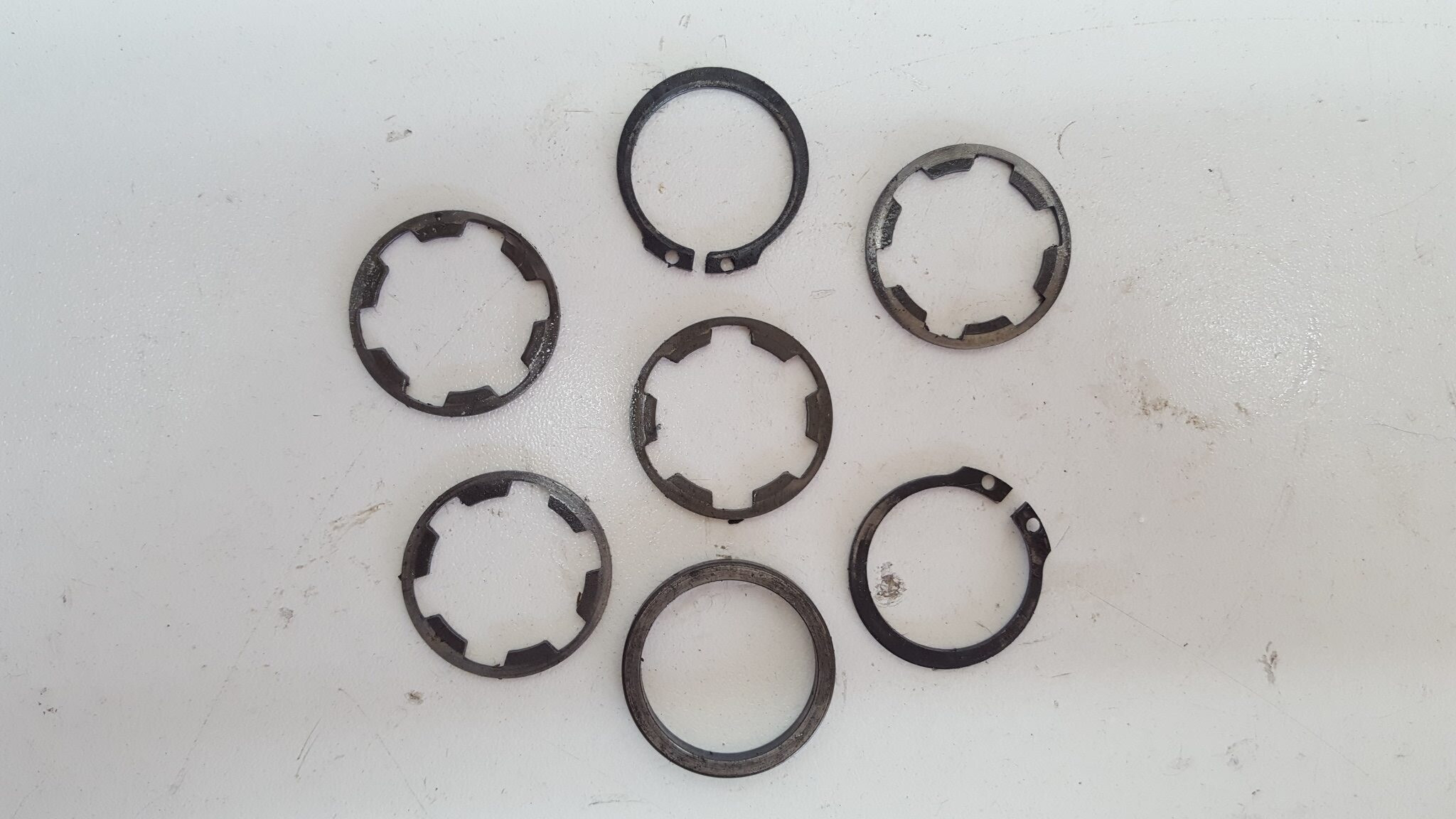 Husqvarna WR250 1995 Thrust Washers & Clips WR 250 360 93-02 6 Speed