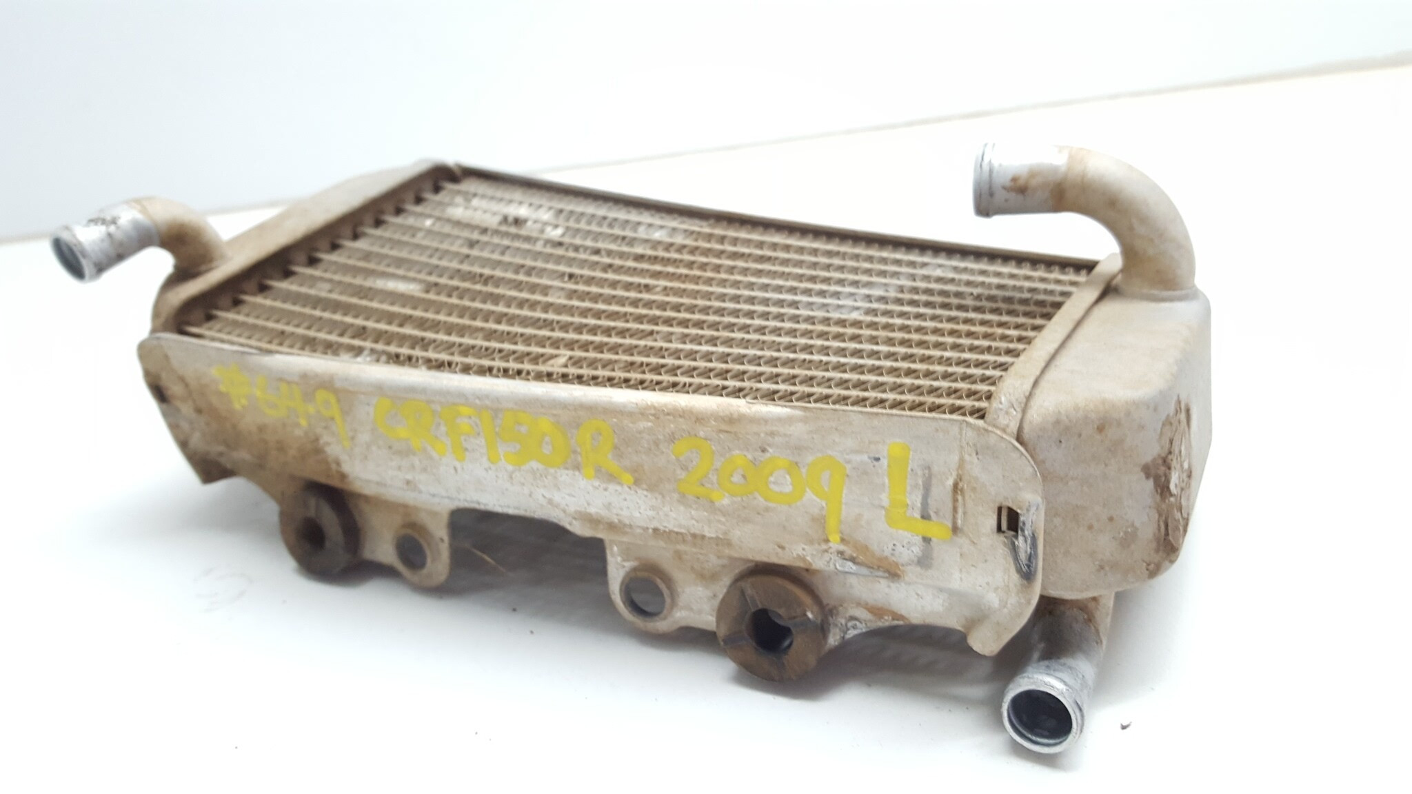 Left Radiator Bent Honda CRF150R 2009 07-18 #649