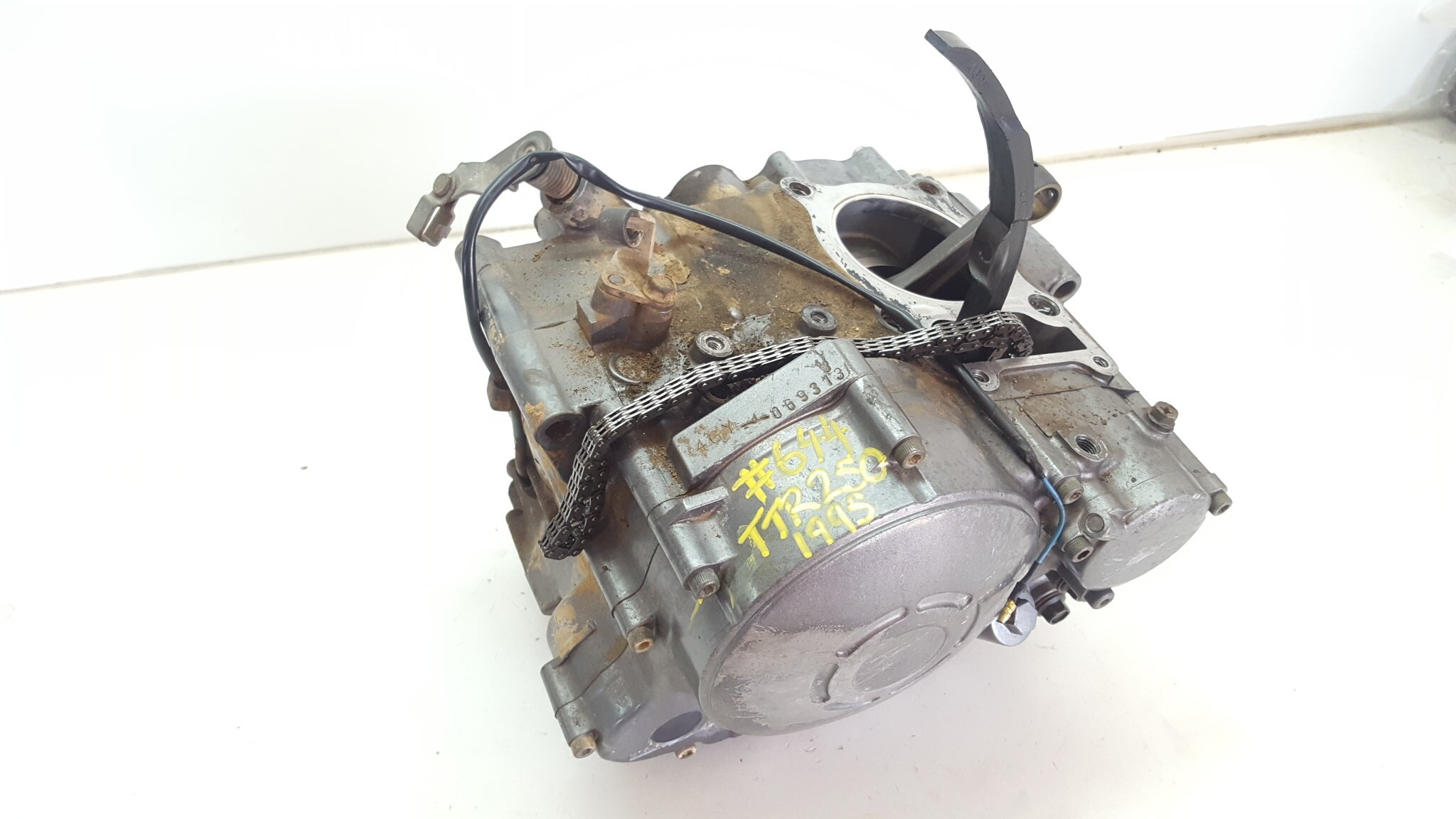 Motor Engine Bottom End Cases Transmission Yamaha TTR250 Raid 1995 4GY Import #644 
