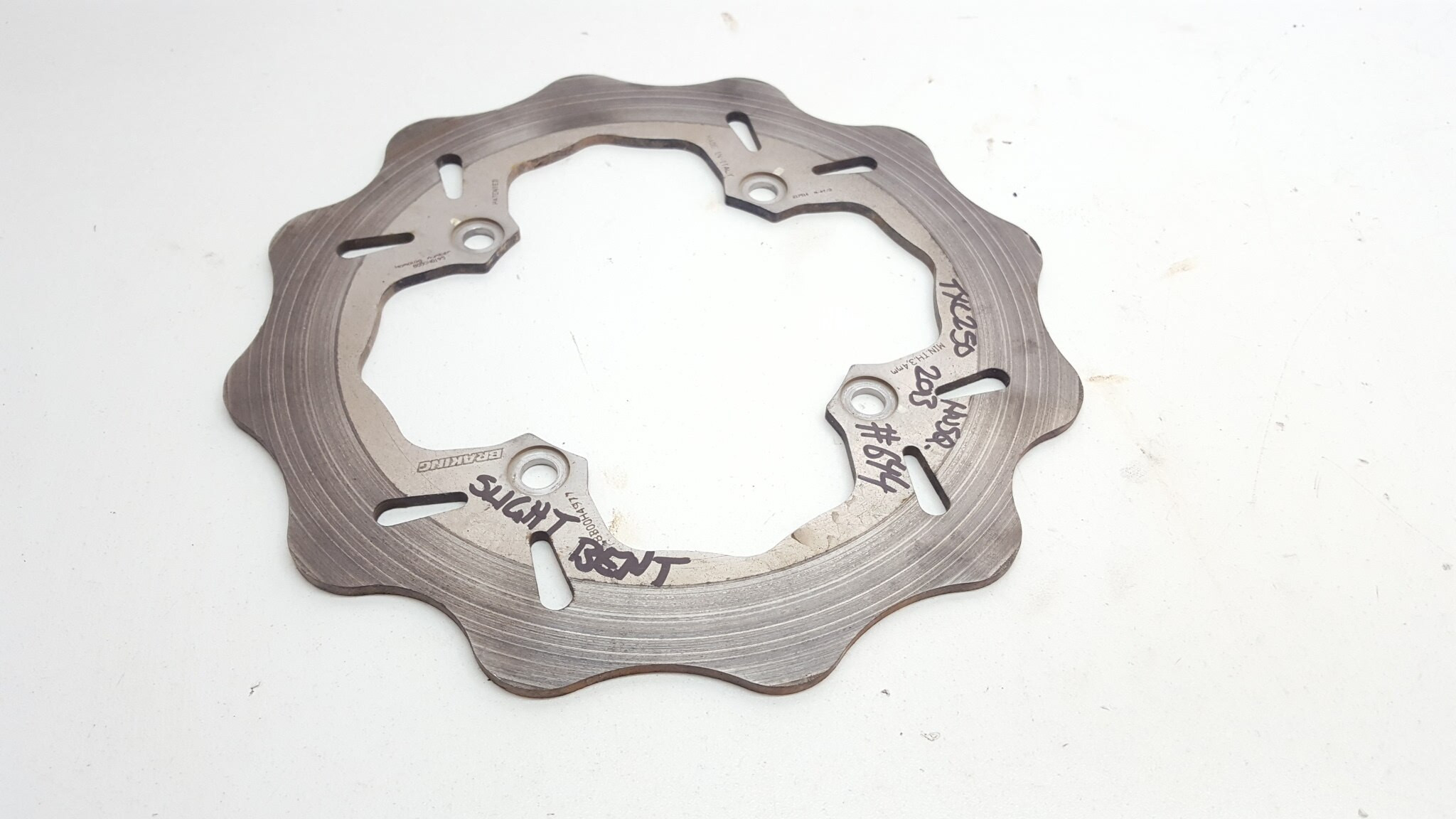 Rear Brake Disc Rotor Husqvarna TXC250 2013 11-13 TE TC WR #664