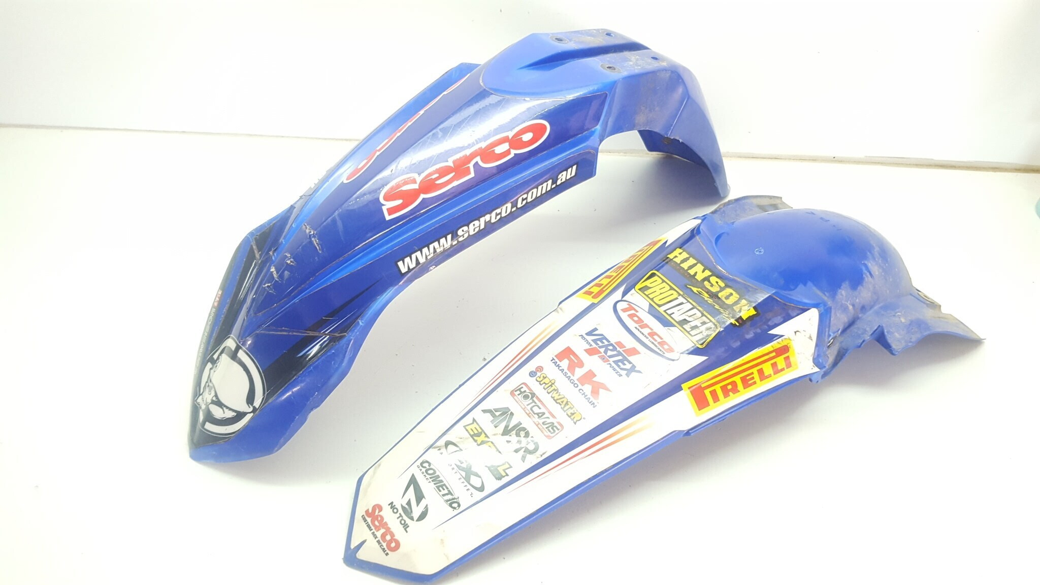 Front Rear Back Fenders Mud Guards Yamaha YZ250F 2012 10-12 #663