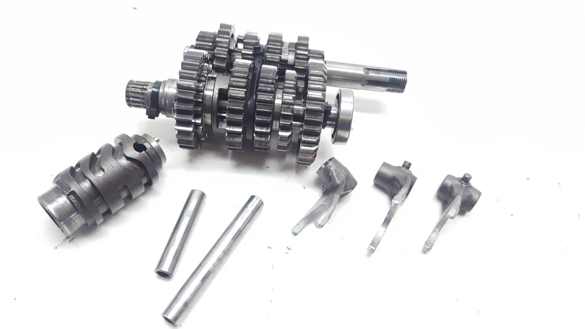 Transmission Gearbox Internals Shift Forks Drum Suzuki RM125 1994 #679