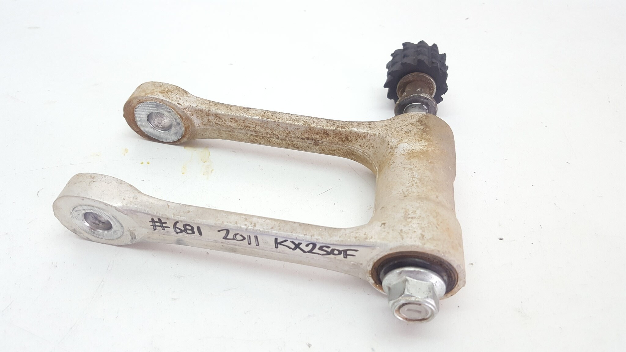 Rear Suspension Linkage Connecting Tie Rod Dog Bone Kawasaki KX250F 2011 11-10 #681