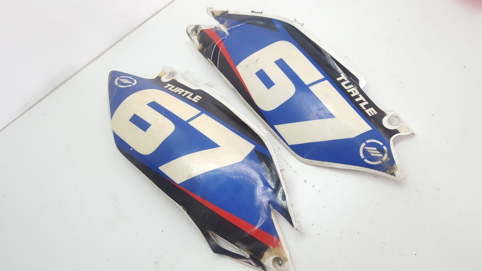 Side Covers Number Plates 1 Honda CRF250R 2010 10-13 #685