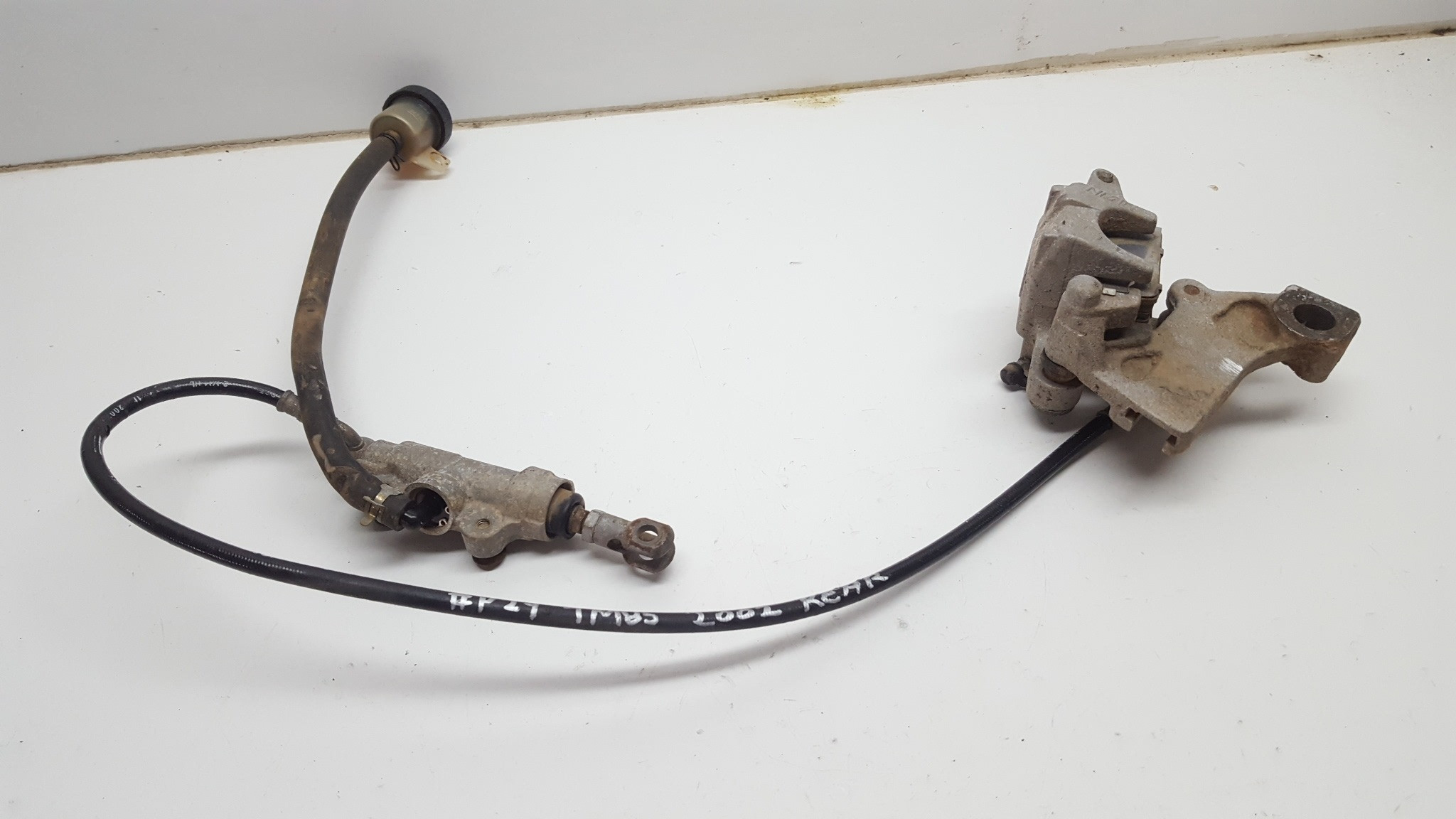 Rear Brake Master Cylinder Hose Caliper TM Racing TM85 85 2002 #P29