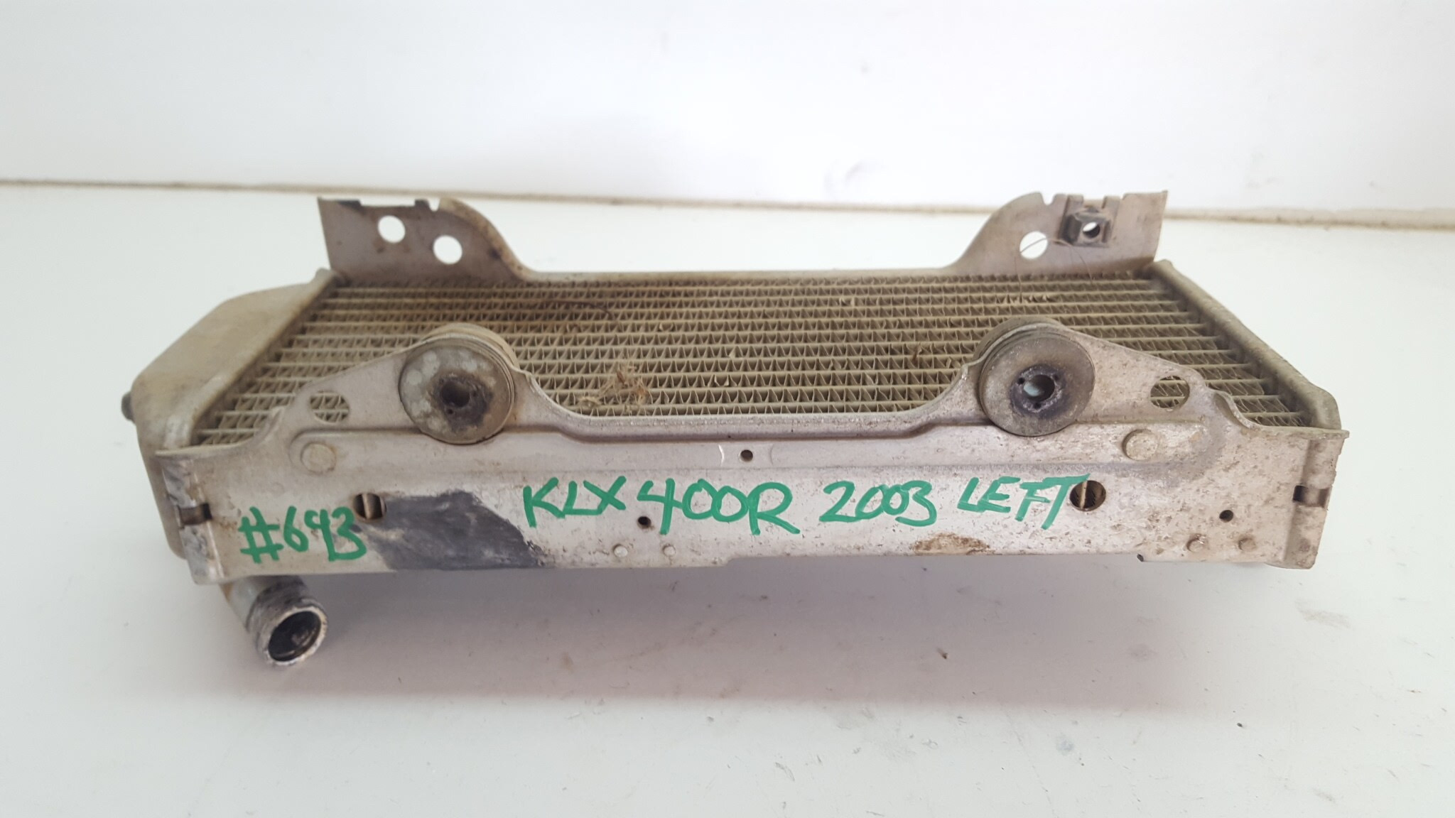 Left Radiator Kawasaki KLX400R 2003 DRZ400 #693